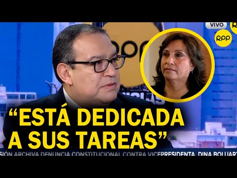Dr. Alberto Otárola: Dina Boluarte no está conversando con ninguna fuerza política