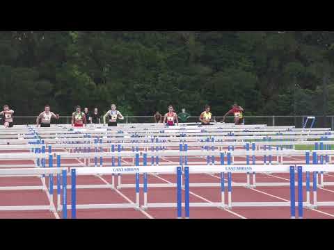 100m hurdles women A string National Athletics League at Kingston 7th May 2022