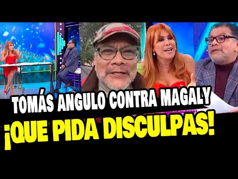 TOMÁS ANGULO FURIOSO EXIGE DISCULPAS DE MAGALY MEDINA NUNCA VOLVERÉ A IR