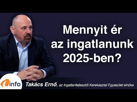 Mennyit ér az ingatlanunk 2025-ben? Takács Ernő, Inforádió, Aréna