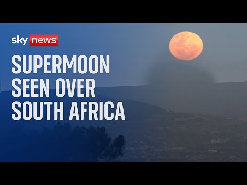 Watch live: Supermoon over skies of South Africa