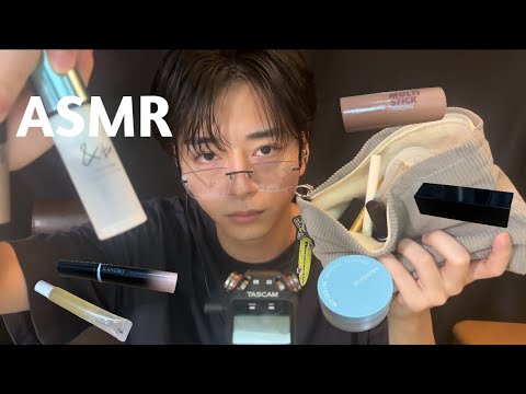 理系大学生［ASMR］コスメの音。探す音、タッピング、囁き紹介、etc、、、