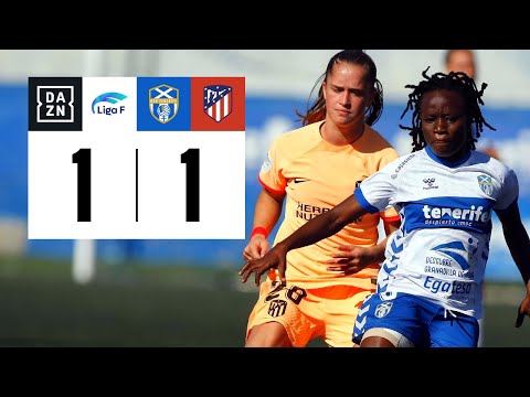 UDG Tenerife vs Atlético de Madrid (1-1) | Resumen y goles | Highlights Liga F