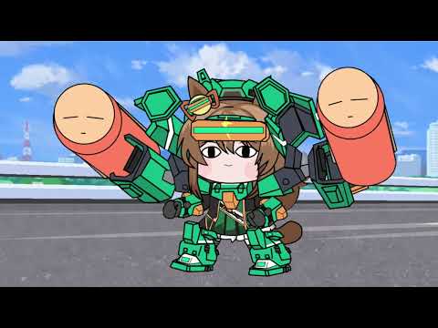 【ウマ娘たぬき】芦毛展示会 -ベルグドル×ジャスタウェイ