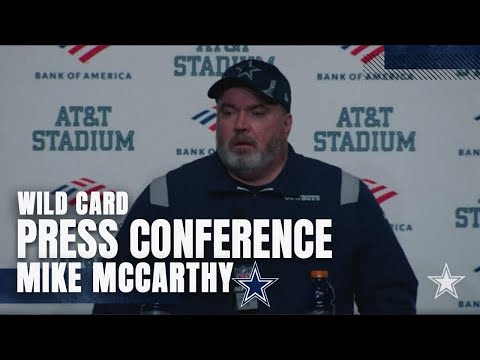 Mike McCarthy Postgame Wild Card | #SFvsDAL | Dallas Cowboys 2021 video clip