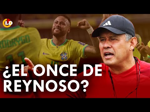 El once de Juan Reynoso contra Brasil: A André Carrillo por dentro lo aprovechamos mejor