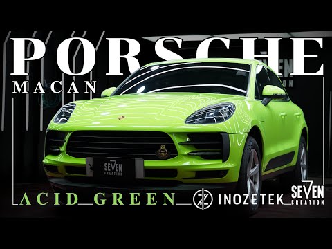 Seven Creation PorscheMacanwithInozetekAcidGreensevencreationctwporschepors