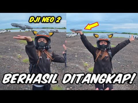 PERTAMA KALI CATELYN NANGKEP DRONE TERBANG | DJI NEO 2