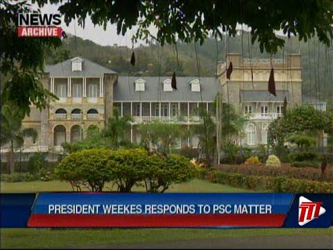 President Weekes Responds To PSC Matter