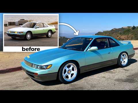 Transforming a 1990 Nissan Sylvia into an Initial D Dream Car with Donut's Jimmy