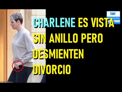 SE VE A CHARLENE DE MÓNACO SIN ANILLO DE BODAS Y DE COMPROMISO PERO SE NIEGAN RUMORES DE DIVORCIO.