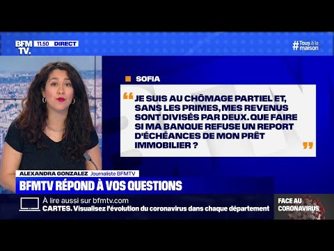 Je suis au chômage partiel, puis-je demander un report d'échéances de mon prêt immobilier 