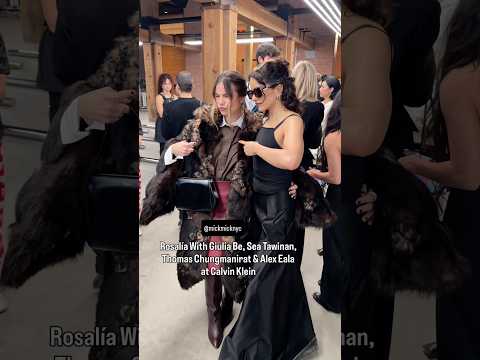 Rosalía With Giulia Be, Sea Tawinan, Thomas Chungmanirat &amp; Alex Eala at Calvin Klein