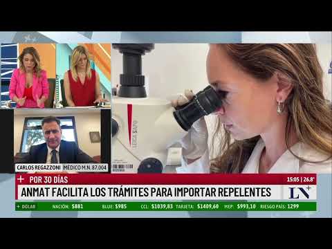 Brote histórico de dengue: preocupa la falta de repelentes; la palabra de Carlo Regazzoni, médico