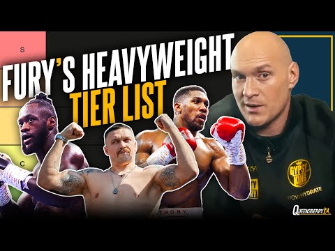 Tyson fury dosser tier list | anthony joshua, oleksandr usyk, deontay wilder & other fighters ranked