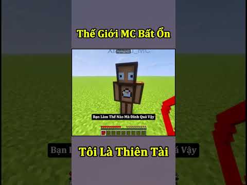 Khi Tôi Troll Thằng Bạn Mình Là Thiên Tài Trong Minecraft 🤣 #shorts