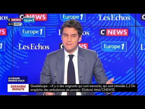 Gabriel Attal dans le Grand Rendez-Vous Europe 1 Cnews du 21 novembre 2021 (intégrale)