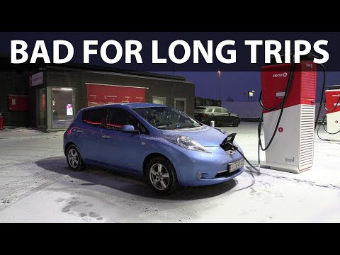 2013 Nissan Leaf 24 kWh 500 km challenge part 2