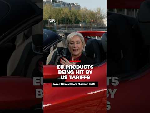 EU products being hit by US tariffs