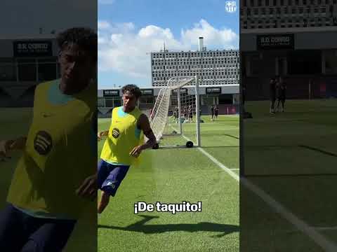 El recurso de Lamine 🧐 (vía FC Barcelona) #shorts | <strong>ESPN</strong> Deportes