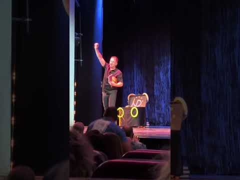 Comedy Juggler on Royal Caribbean | Apple, Bowling Ball & Meat Cleaver Trick