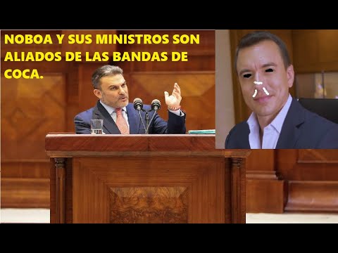 Urgente. José Serrano descubre que Daniel Noboa y su ministro son socios de los Narcos