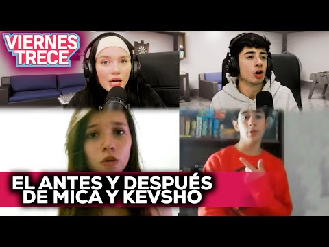 Mica Suárez y Kevsho contaron en #ViernesTrece cómo fueron sus inicios en YouTube