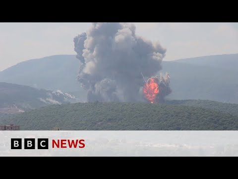Israel and Hezbollah exchange heavy fire in major escalation | BBC News