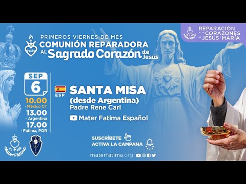 Misa y Adoración en Reparación al Sagrado Corazón- P. René Cari- Argentina