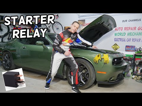 DODGE CHALLENGER ENGINE STARTER RELAY LOCATION REPLACEMENT