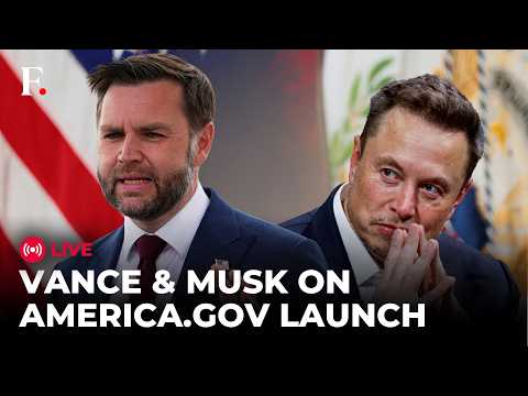 VANCE, MUSK LIVE: Vice President JD Vance, Elon Musk &amp; Jensen Huang Speak at America.gov Launch