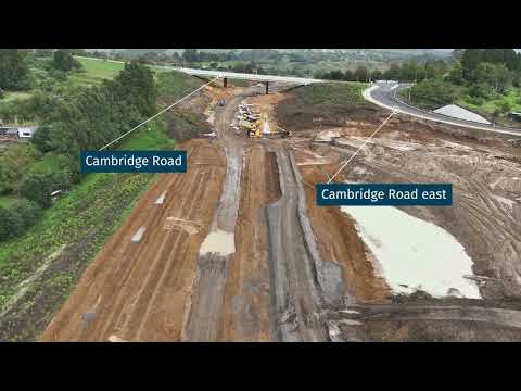 Aerial flyover - Takitimu North Link, April 2026