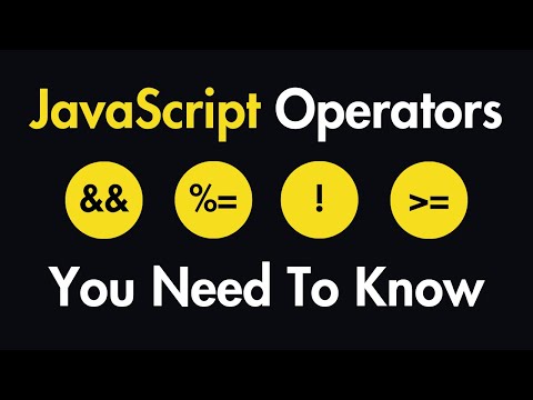 Every JavaScript Operator in 12 Minutes