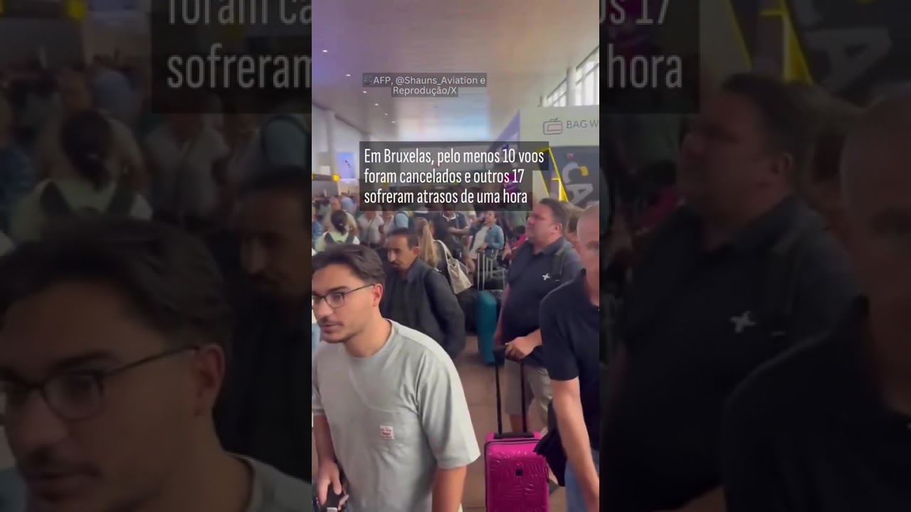 Ataque cibernético cancela voos e provoca caos em aeroportos da Europa veja vídeo