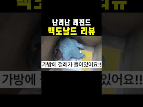 난리 난 <strong>맥도날드</strong> 리뷰 레전드 ㅋㅋㅋㅋㅋ