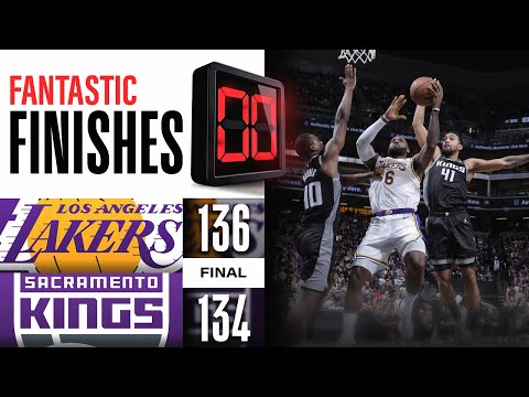 WILD Finish in Final 2:21 Lakers vs Kings | January 7, 2023 video clip