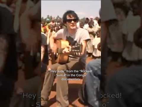 We recorded a documentary in the Congo back in 2005. #sum41