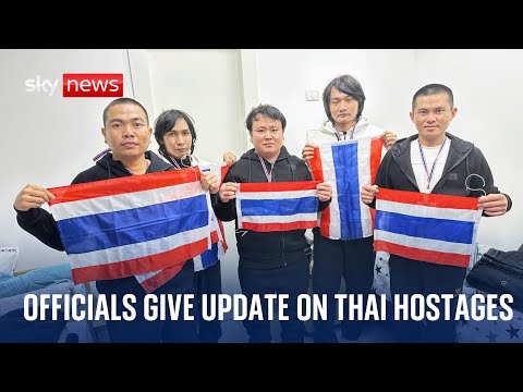 Watch live as officials give an update on the released Thai hostages