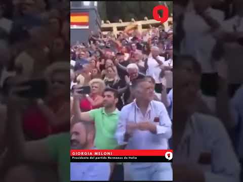 Giorgia Meloni, de extrema derecha, es la favorita para alcanzar el poder de Italia#INFOENUNMINUTO