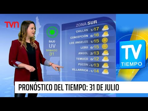 Pronóstico del tiempo: Sábado 31 de julio | TV Tiempo