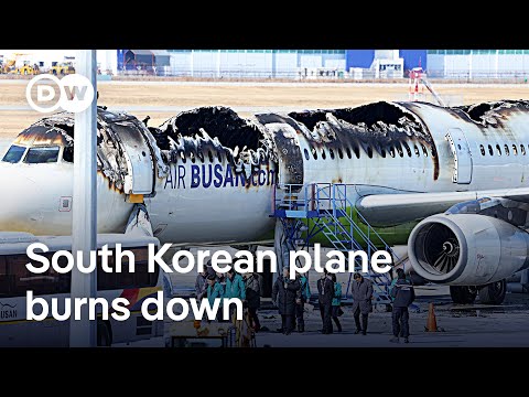 Several injured after plane catches fire on runway | DW News