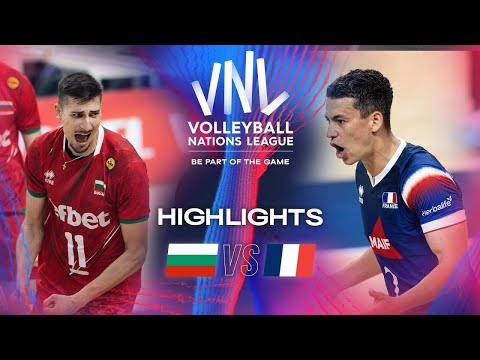 🇧🇬 BUL vs. 🇫🇷 FRA - Highlights | Men's VNL 2024
