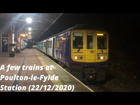 A few trains at Poulton-le-Fylde Station (22/12/2020)