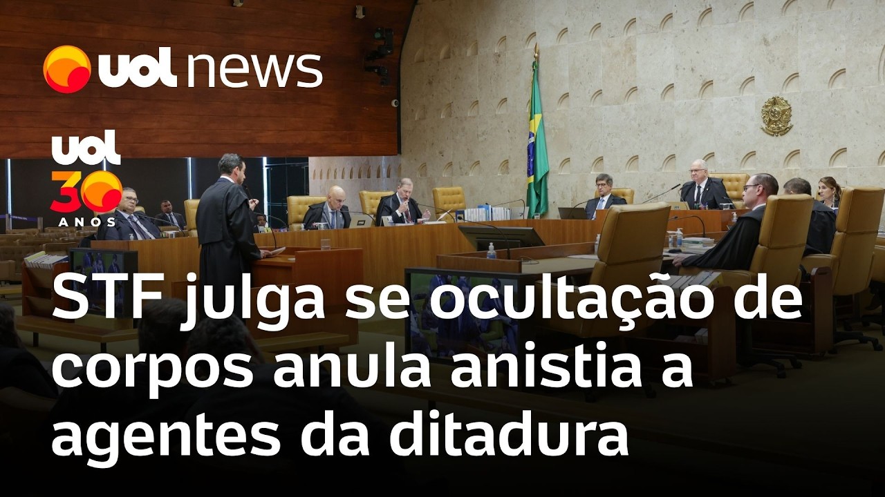 STF inicia julgamento que pode derrubar anistia a agentes da ditadura que ocultaram corpos