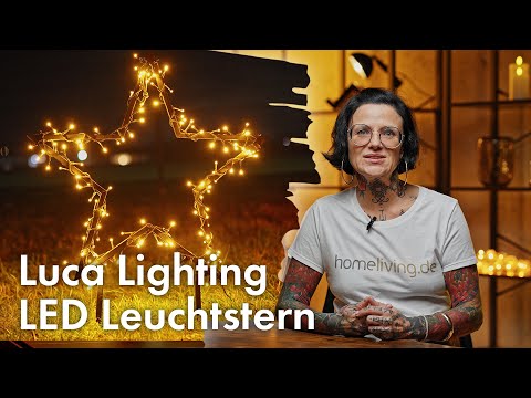Luca Lighting LED Gartenstecker Leuchtstern Produktvorstellung