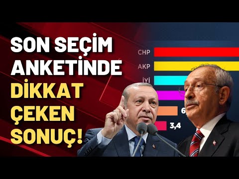 ERDOĞAN'A SOĞUK DUŞ! Son seçim anketinde dikkat çeken sonuç!