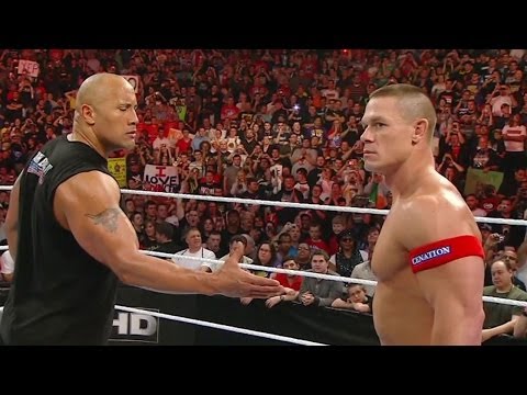 The Rock and John Cena agree to meet at WrestleMania 28: WWE Raw