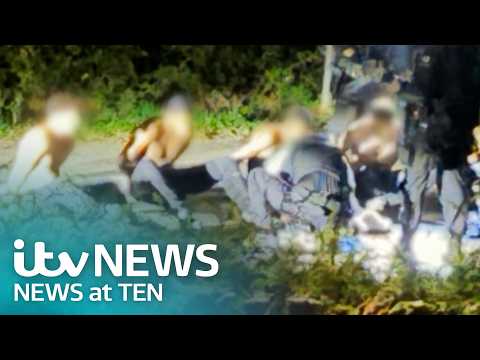 PM holds emergency meeting after arrests made outside RAF Fairford - watch ITV News At Ten LIVE