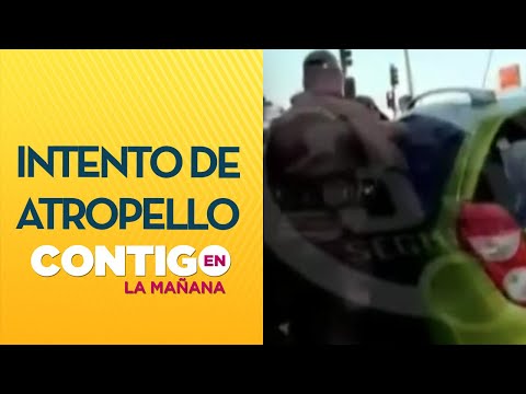 Mujer intentó eludir control policial y mordió a Carabineros - Contigo En La Mañana