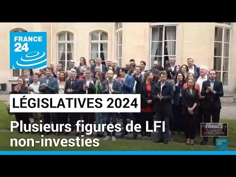 Législatives : plusieurs figures de La France insoumise non-investies • FRANCE 24